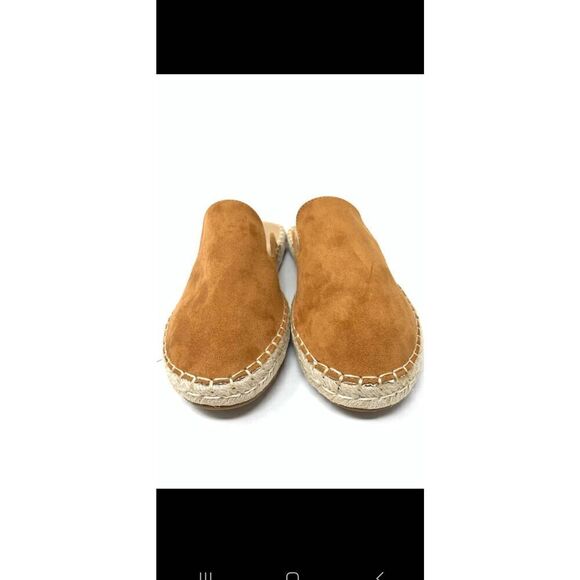 Boutique Corky's Taffy Side Espadrille Slide On Sandals in Chestnut Brown EUC - Picture 4 of 7